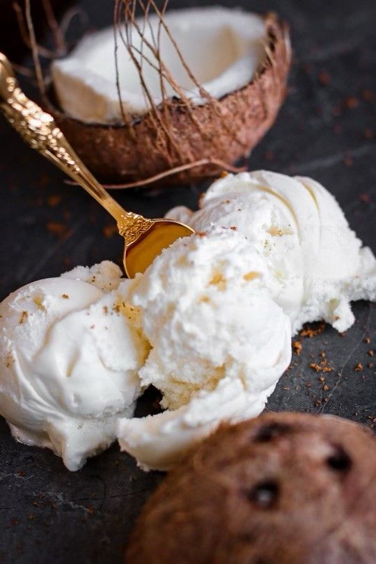 Coconut ice cream